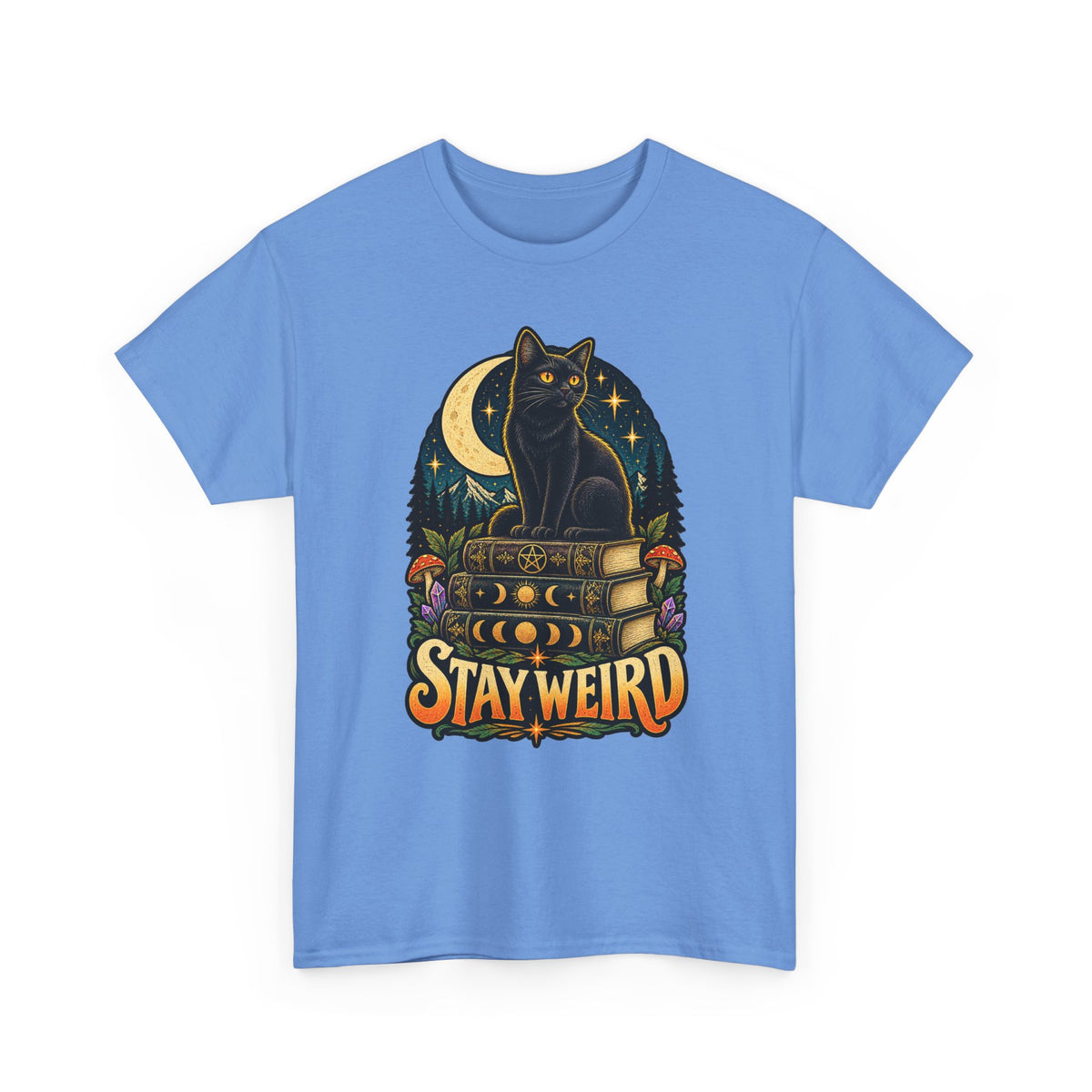 Stay Weird Black Cat T-Shirt