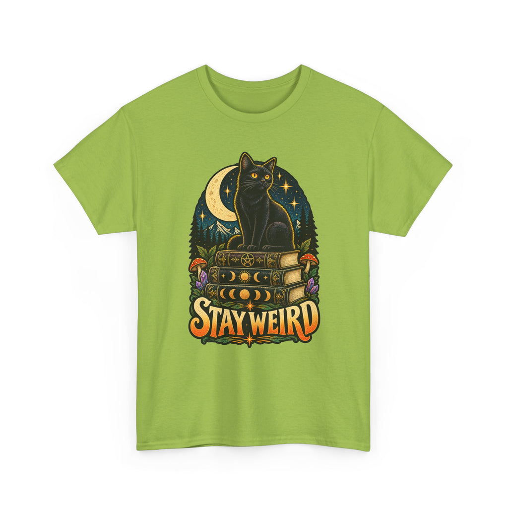Stay Weird Black Cat T-Shirt
