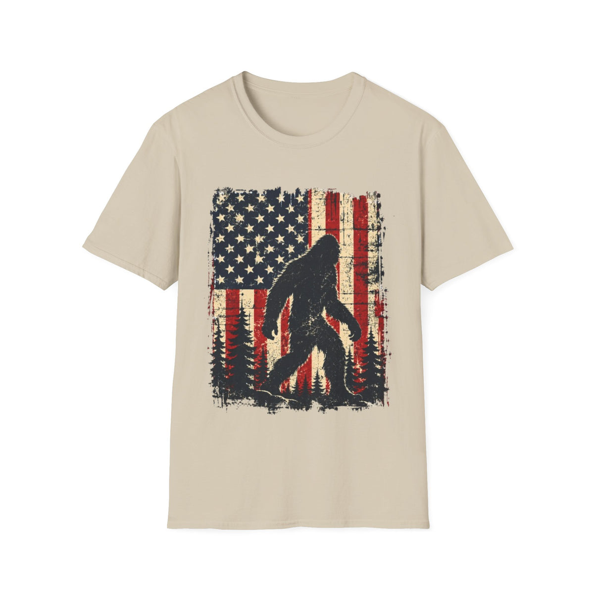 American Flag Silhouette T-Shirt