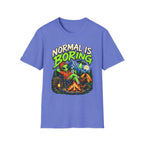 Normal Is Boring Alien Camping T-Shirt