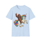 Bigfoot Riding Unicorn T-Shirt