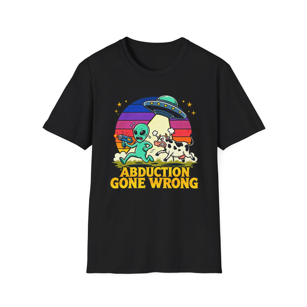 Abduction Gone Wrong Alien UFO Funny T-Shirt