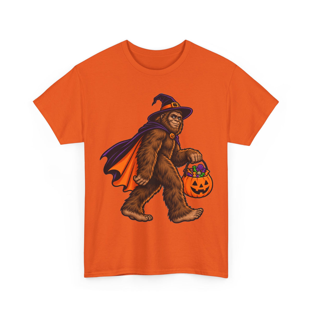 Bigfoot Witch Halloween T-Shirt