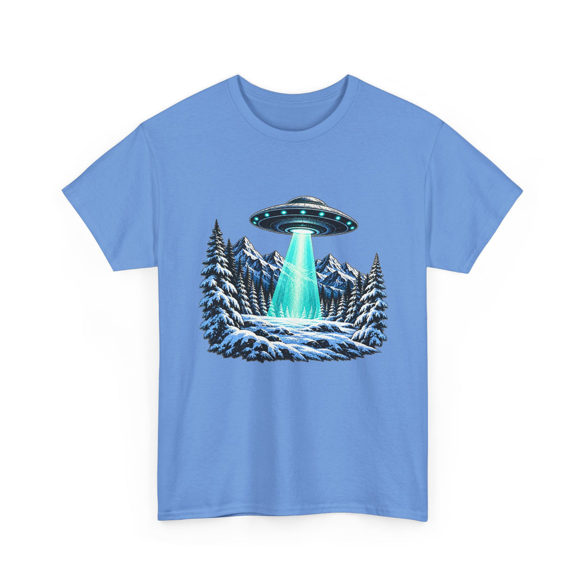 UFO Mountain Abduction Graphic Tee