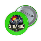 Strange Colorado Button Pin — Alien Mountain Badge