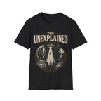 T-Shirt — "The Unexplained" UFO & Cryptid Mystery Graphic