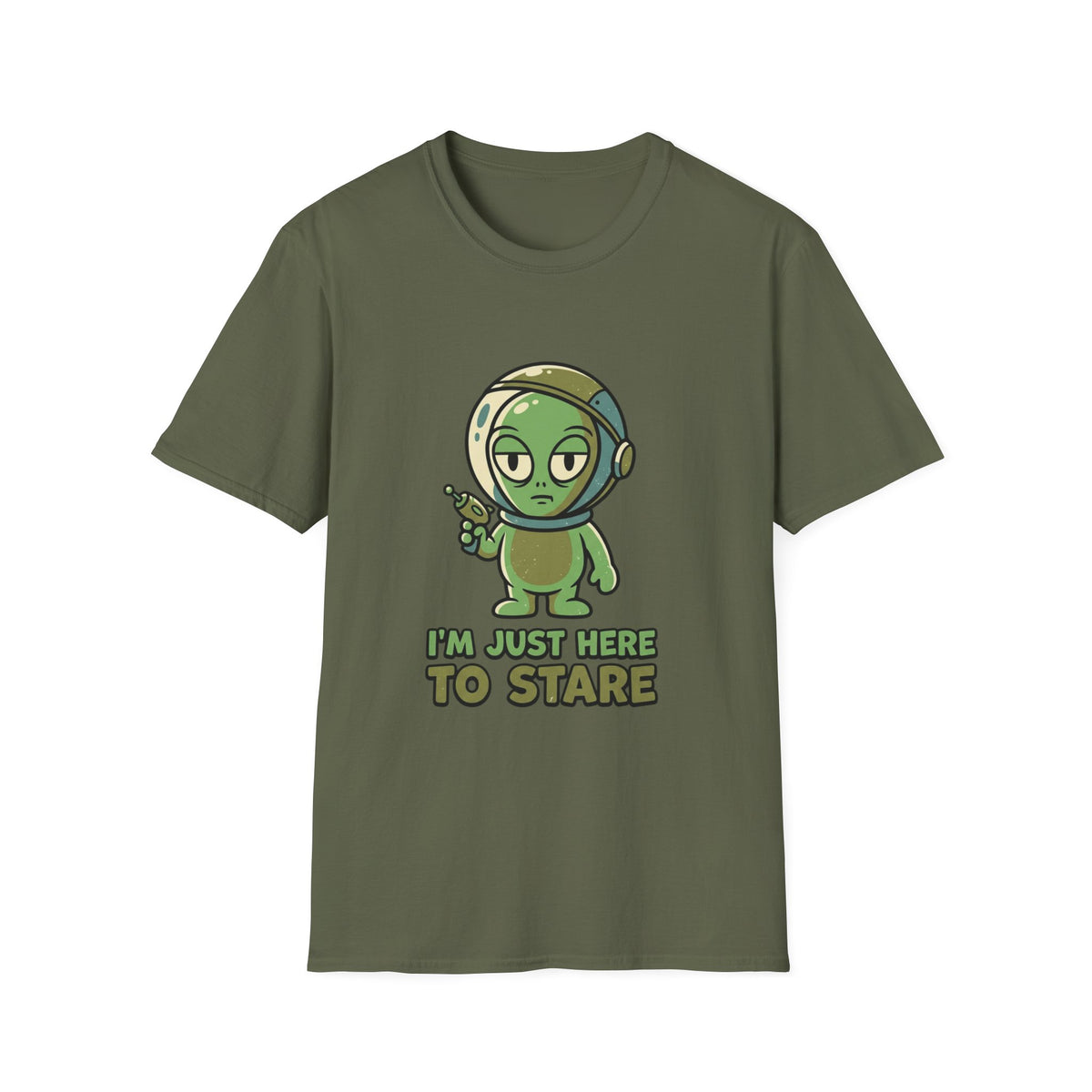 I’m Just Here to Stare Alien T-Shirt