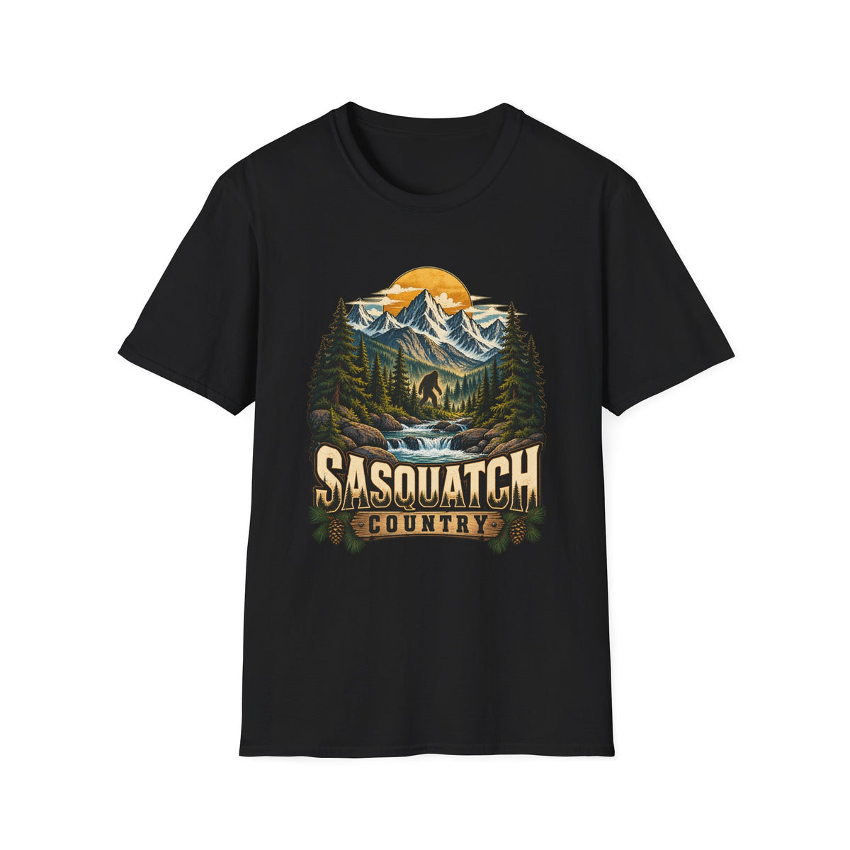 Sasquatch Country Mountain Adventure T-Shirt