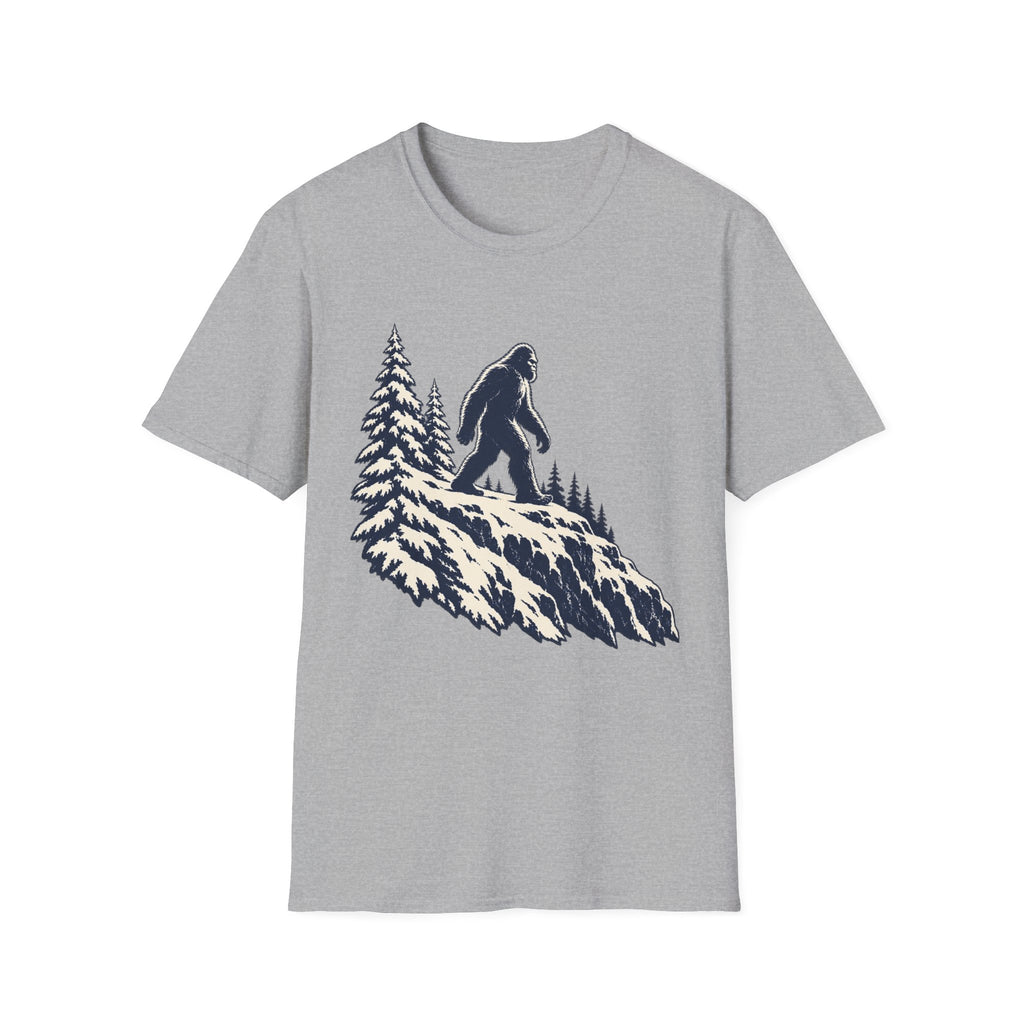 Bigfoot Mountain T-Shirt — Sasquatch Hiking Graphic Tee