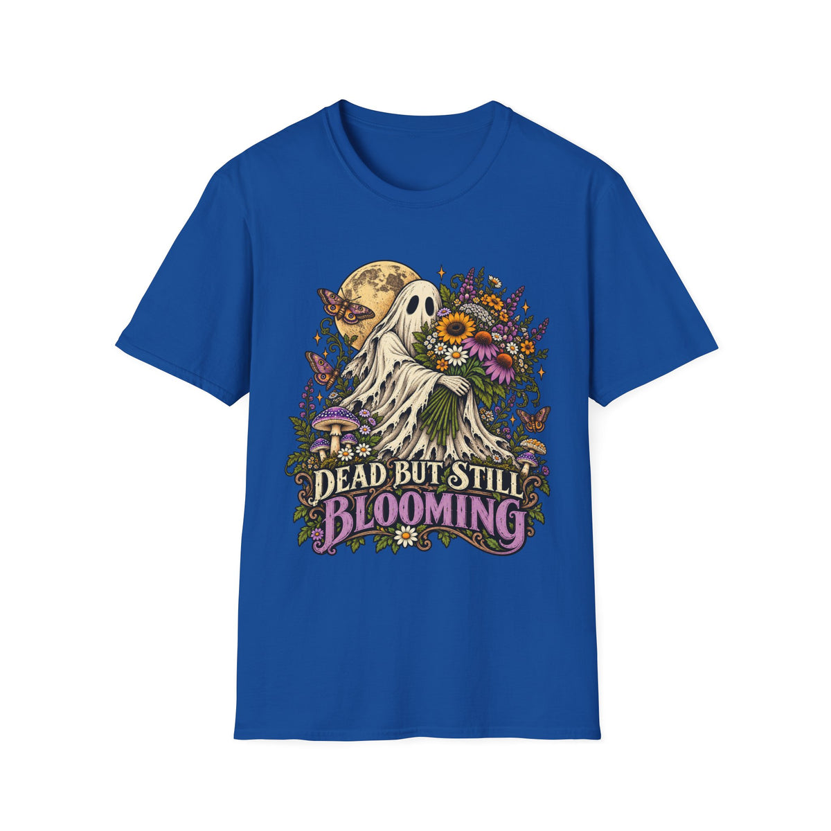 Dead but Still Blooming Floral Ghost T-Shirt