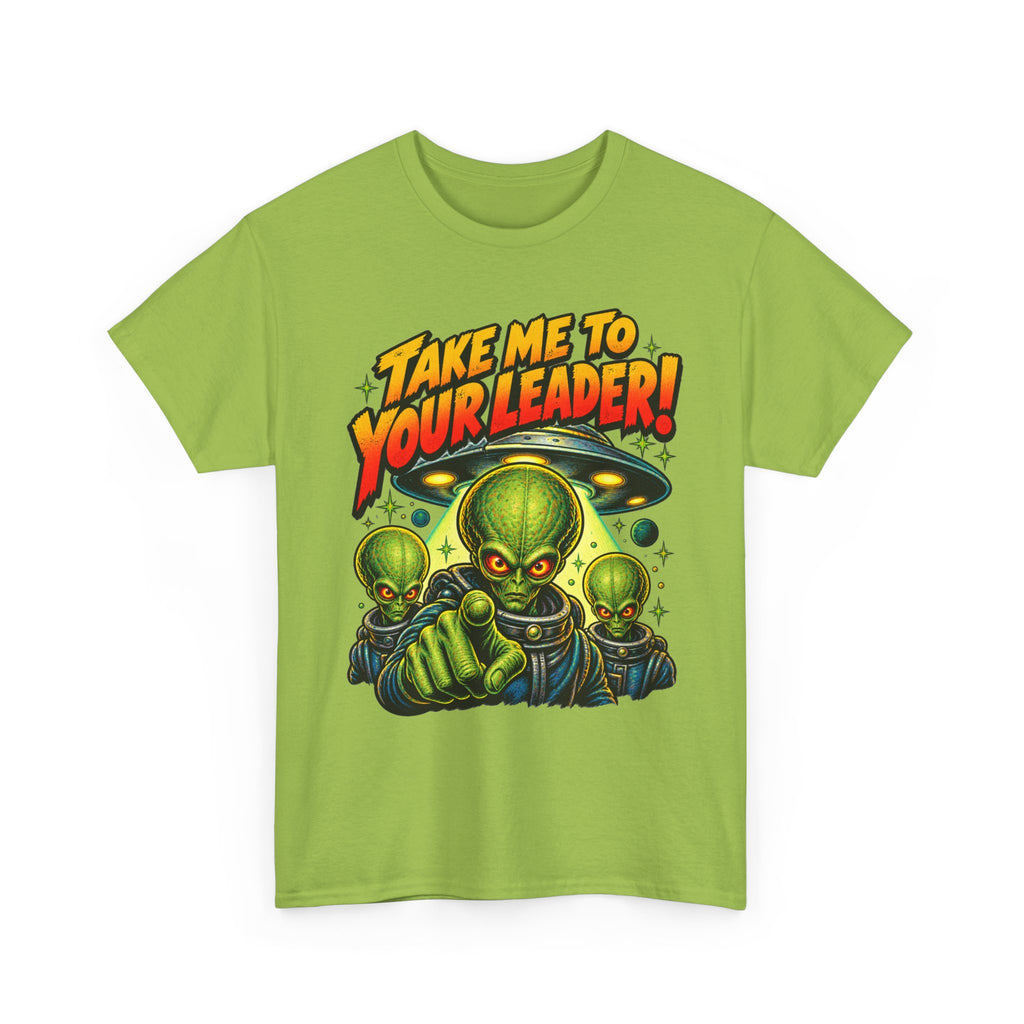 Take Me to Your Leader Alien Graphic T-Shirt