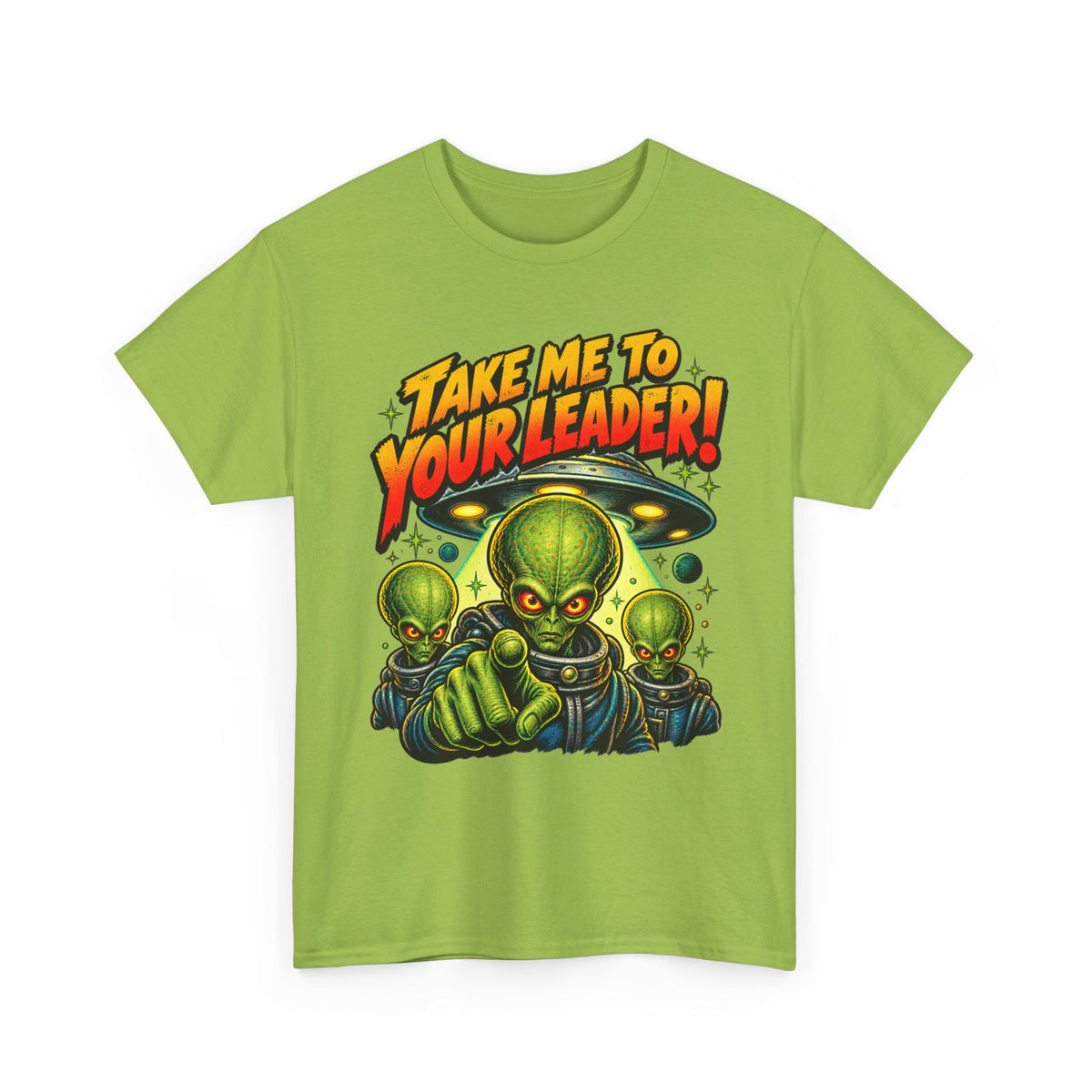 Take Me to Your Leader Alien Graphic T-Shirt