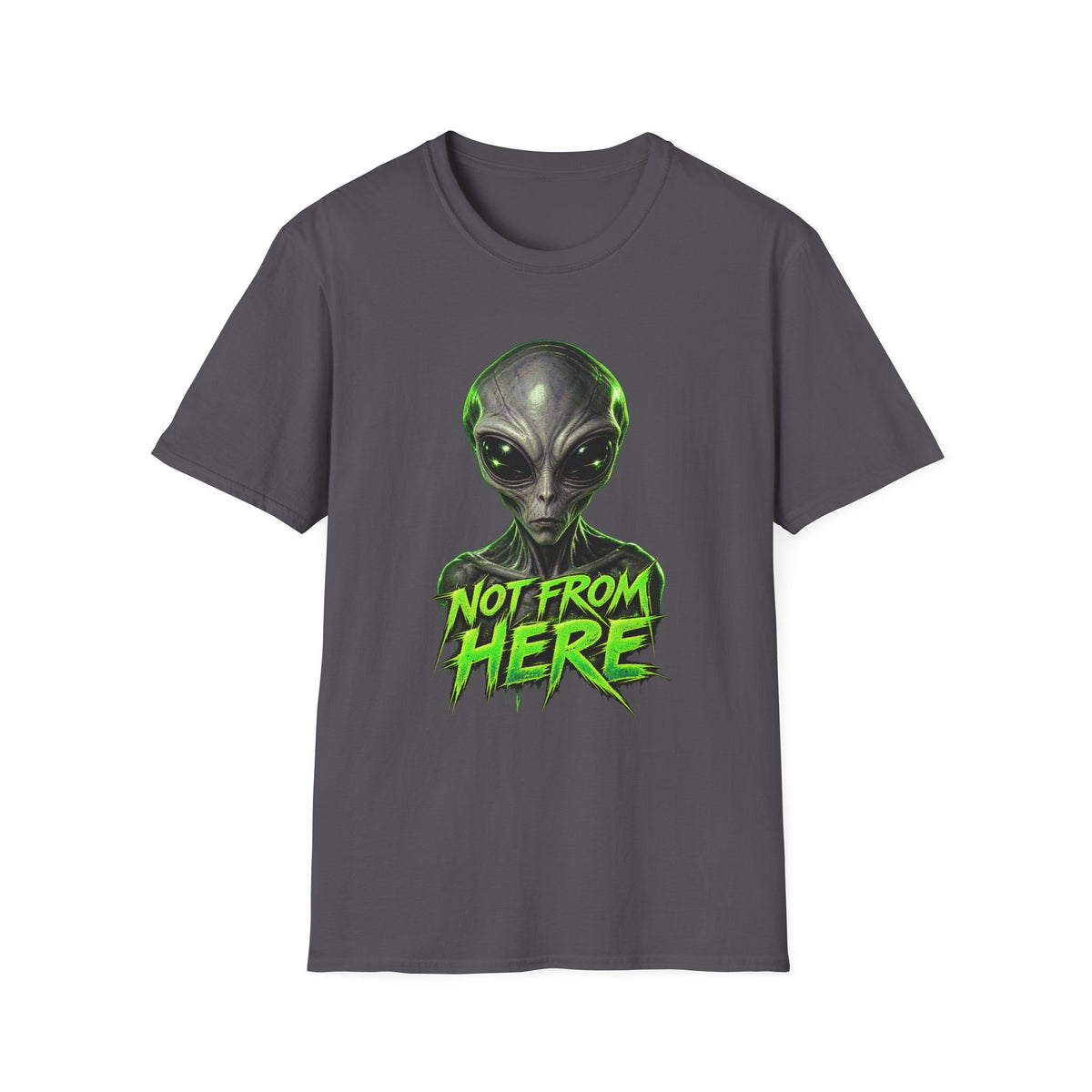 Not From Here Alien Graphic T-Shirt
