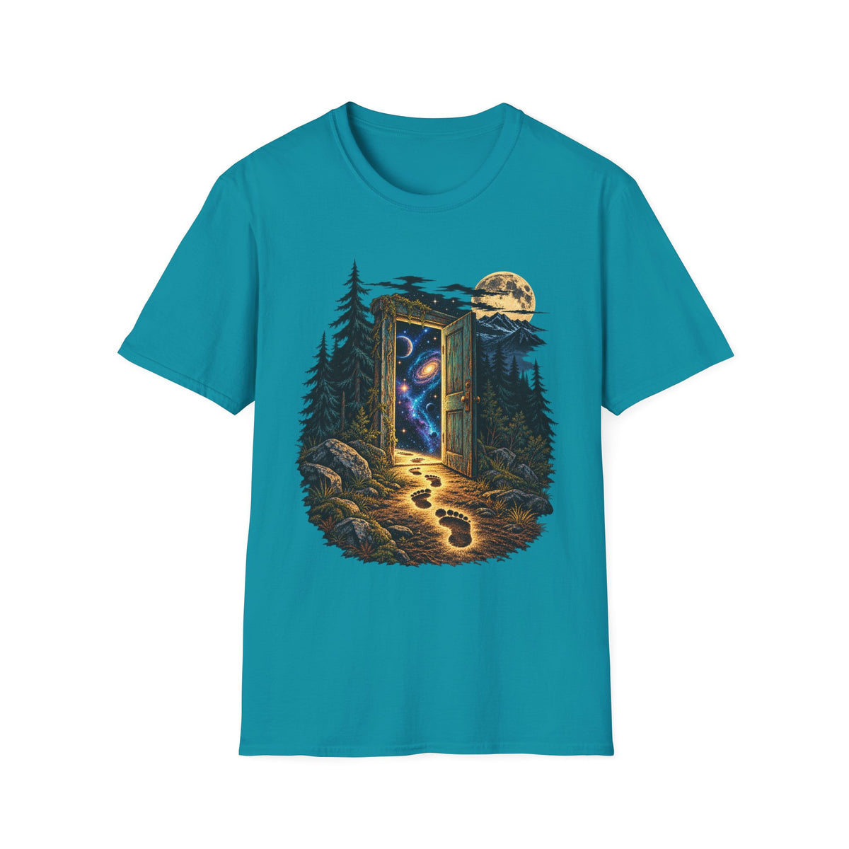 Mystical Portal Forest Fantasy T-Shirt