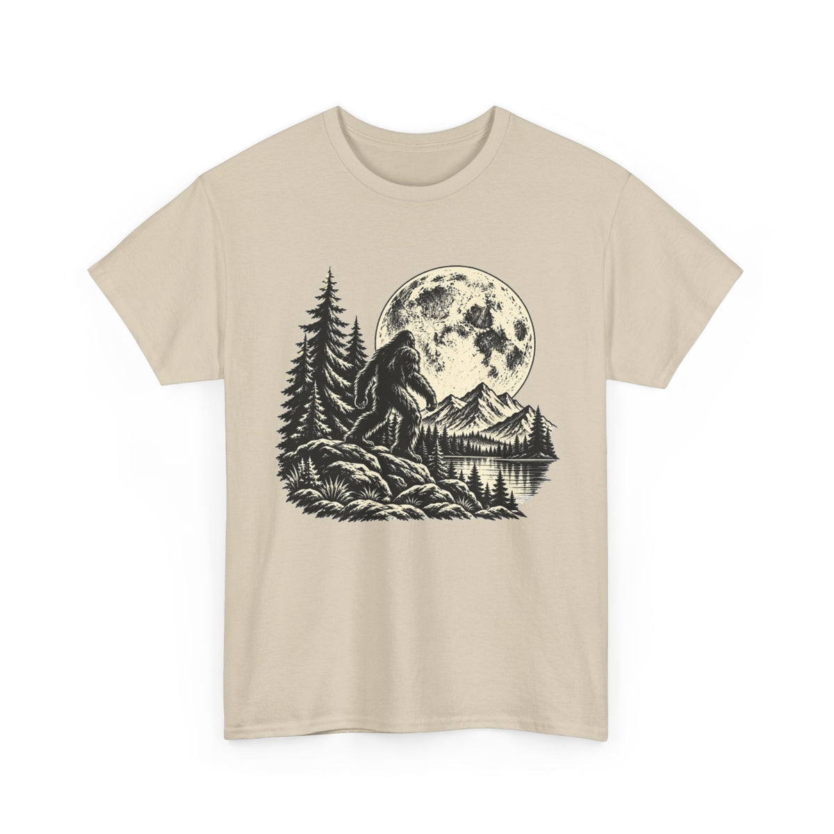 Moonlit Forest Mountain T-Shirt
