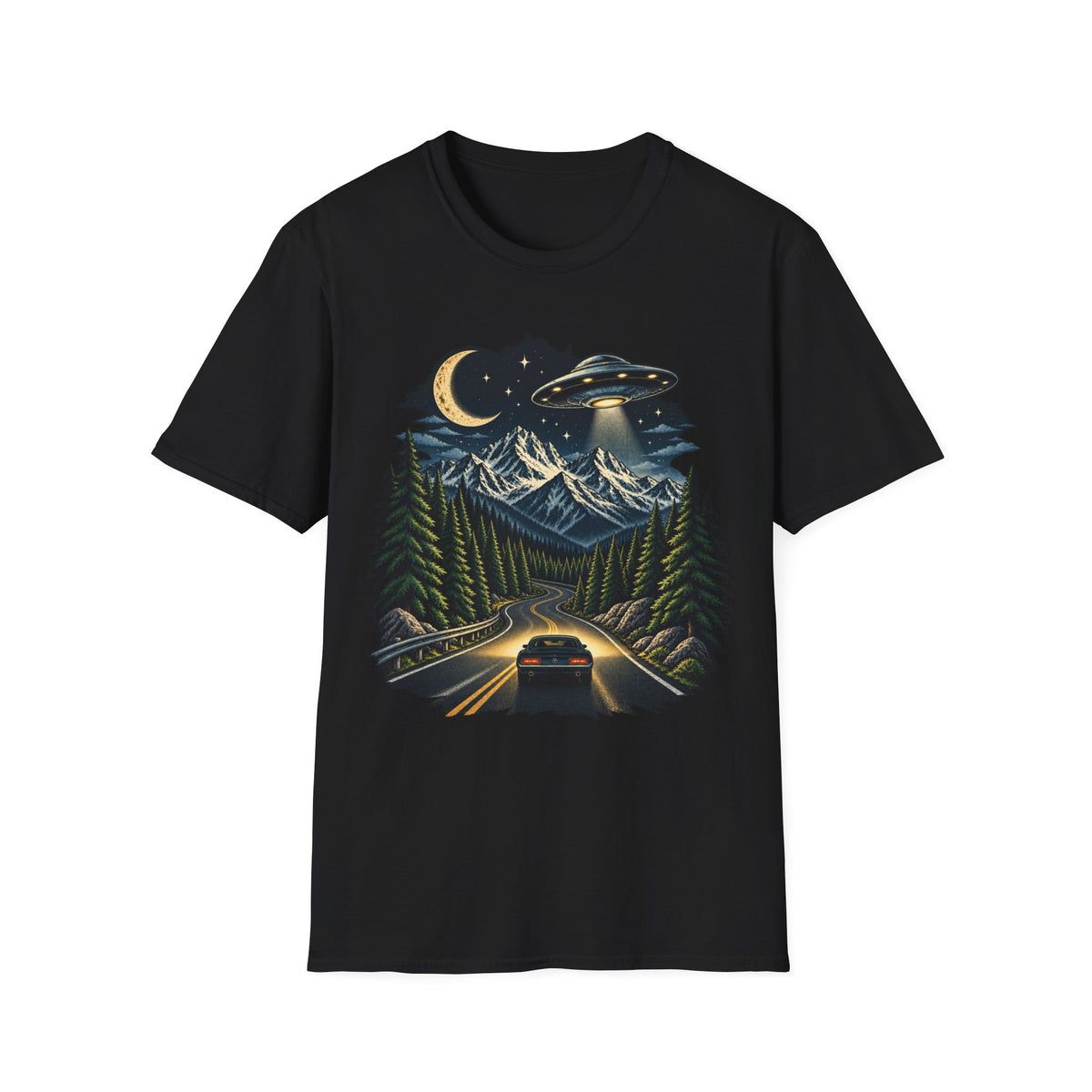 UFO Night Drive T-Shirt