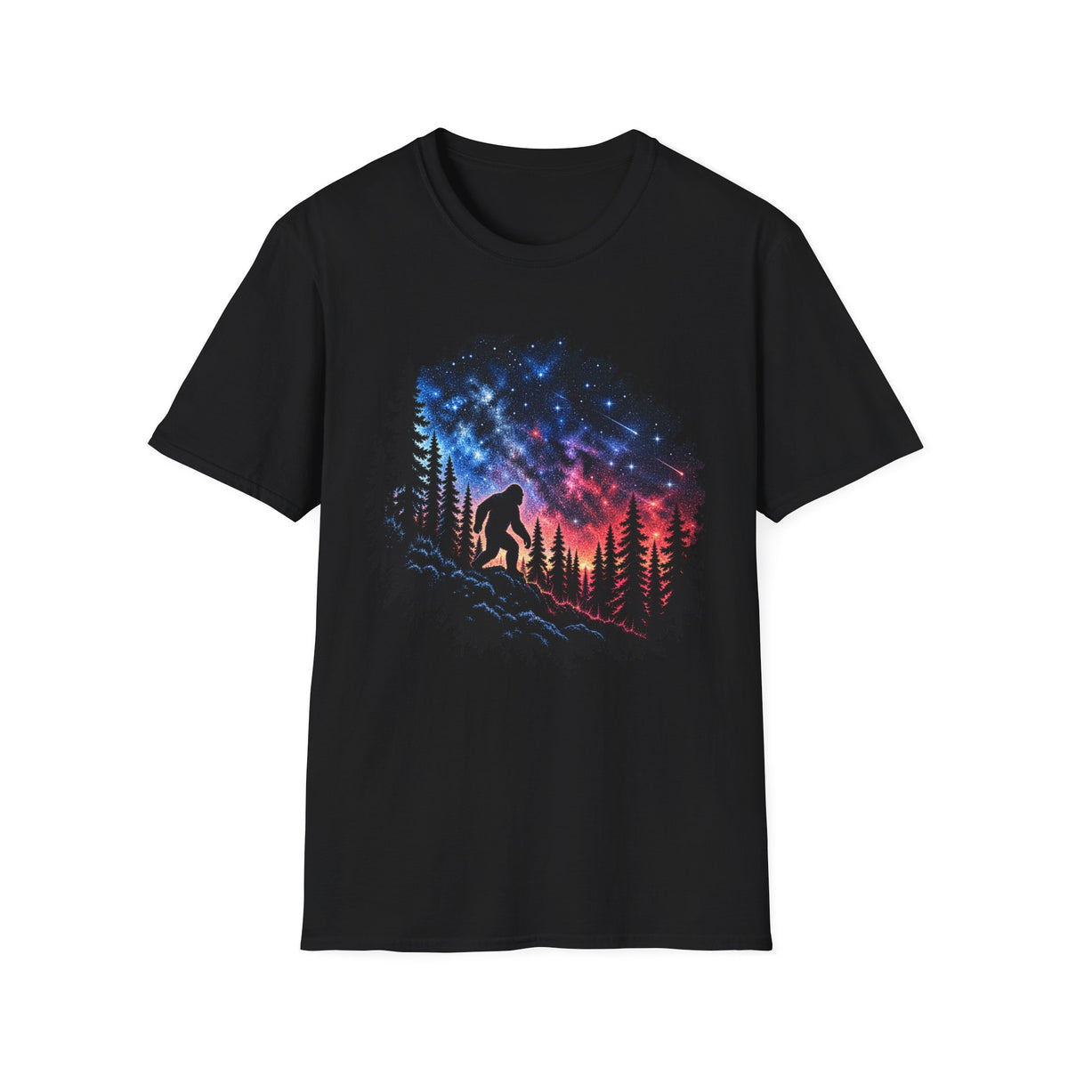 Bigfoot Cosmic Night T-Shirt