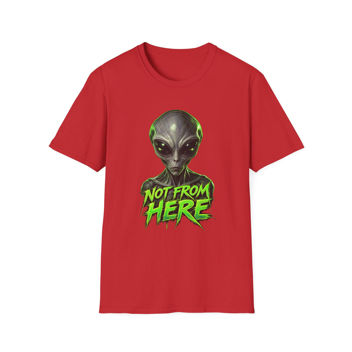 Not From Here Alien Graphic T-Shirt
