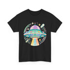 Pastel UFO spaceship T-Shirt | colorful alien saucer illustration