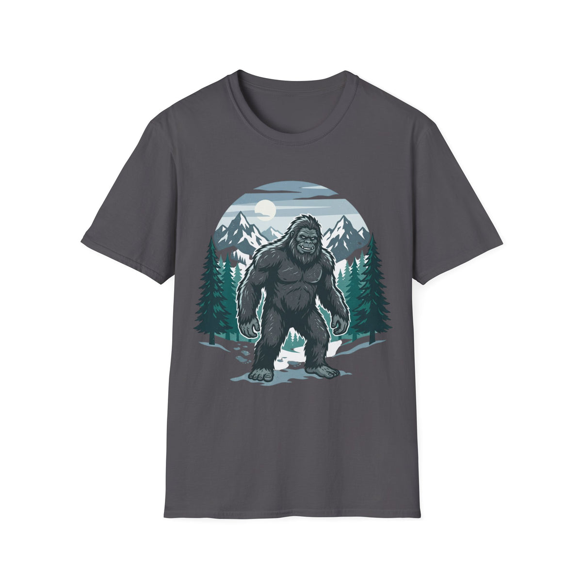 Bigfoot Forest Tee — Sasquatch Mountain Adventure T-Shirt