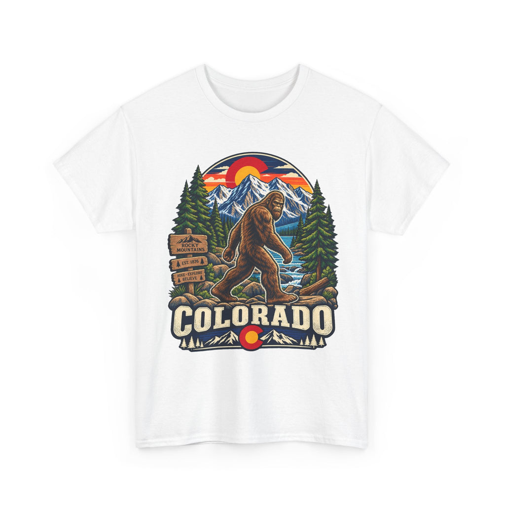 Colorado Bigfoot Mountain Scene T-Shirt