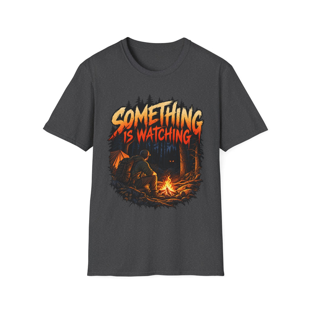 Something Is Watching Horror Campfire T-Shirt