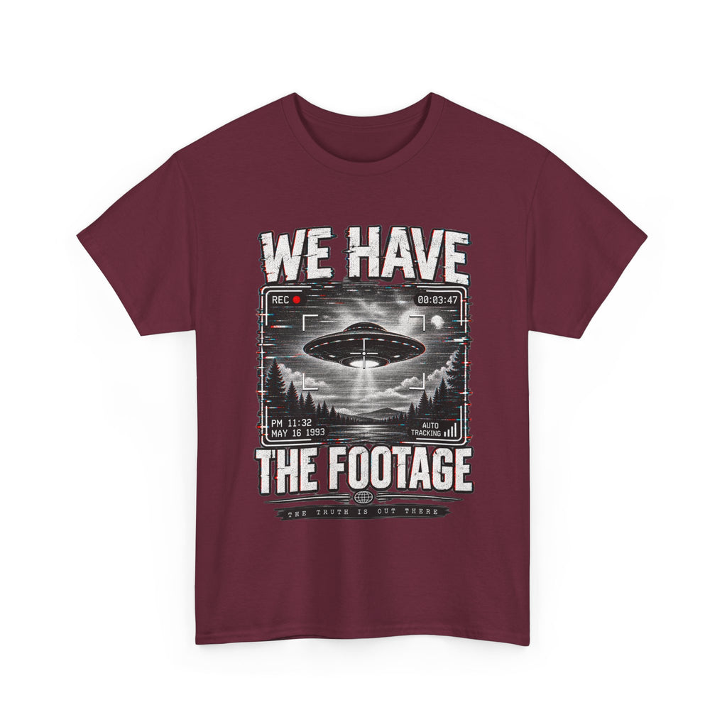 We Have The Footage UFO Tee | Vintage UFO Abduction Footage Shirt