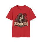 Love You to Death Gothic Rose Coffin T-Shirt