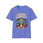 Cosmic Campout T-Shirt — Alien & Sasquatch Campfire Graphic Tee