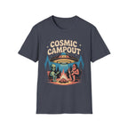 Cosmic Campout T-Shirt — Alien & Sasquatch Campfire Graphic Tee