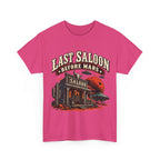 Last Saloon Before Mars T-Shirt | Western Saloon, Space Cowboy Graphic