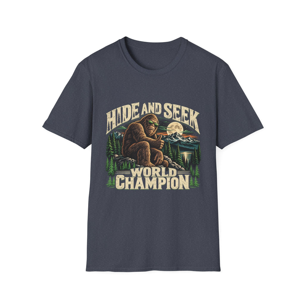 Hide and Seek World Champion Bigfoot Graphic T-Shirt
