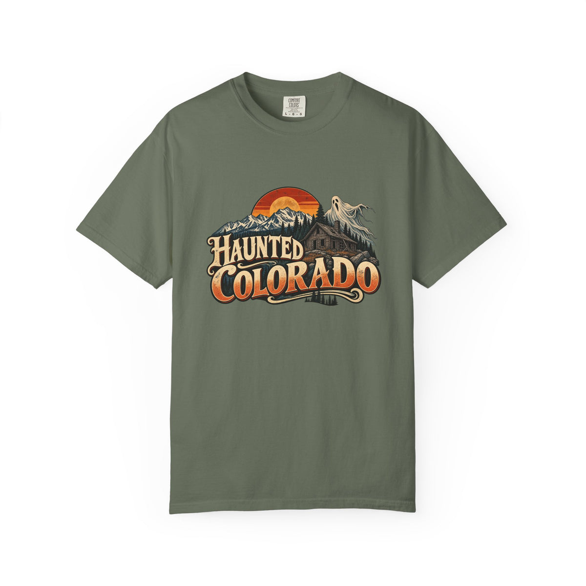 Haunted Colorado Mountain Graphic T-Shirt