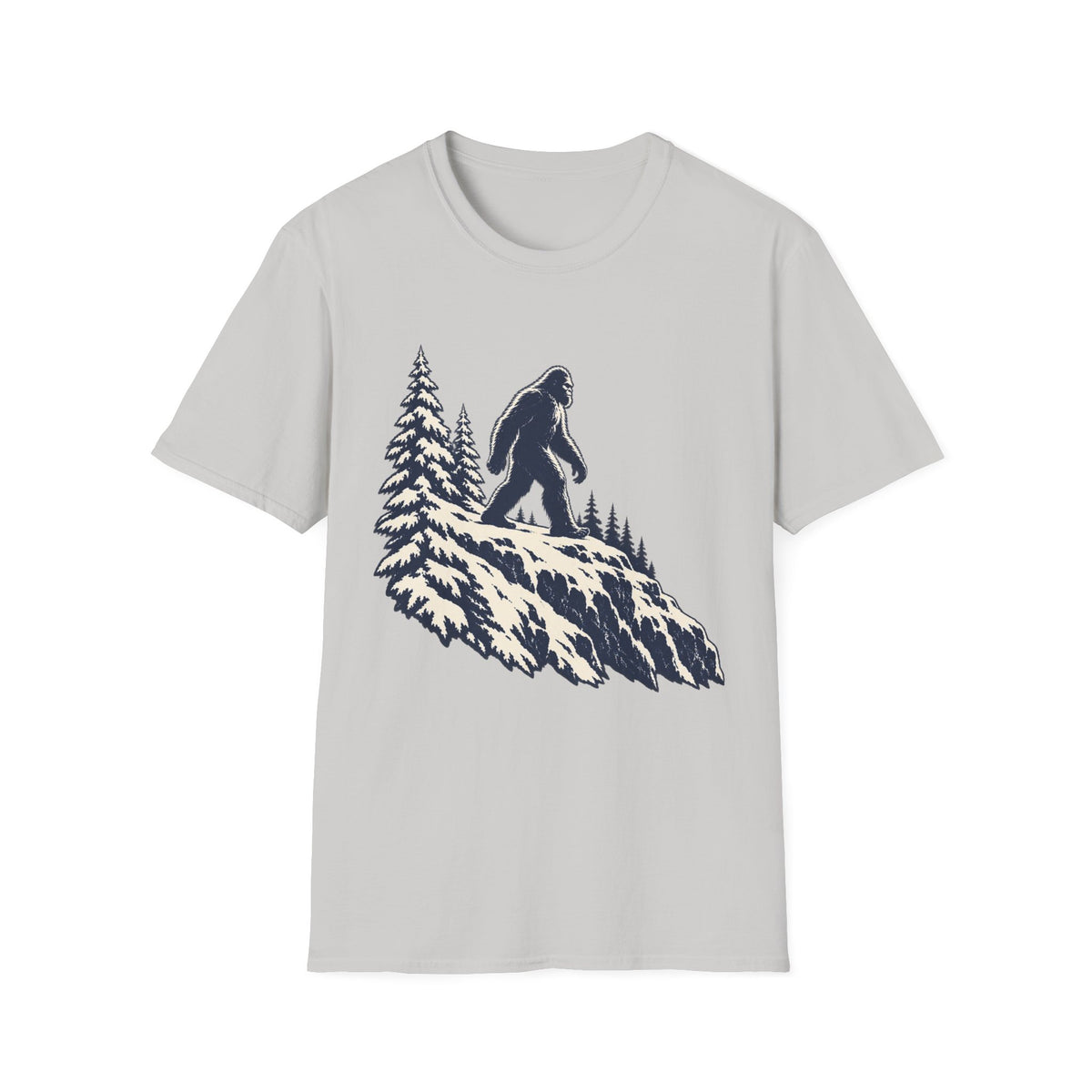 Bigfoot Mountain T-Shirt — Sasquatch Hiking Graphic Tee