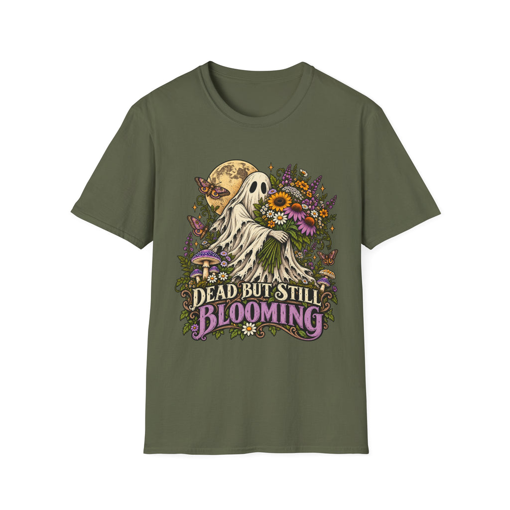 Dead but Still Blooming Floral Ghost T-Shirt