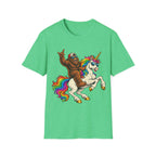 Bigfoot Riding Unicorn T-Shirt