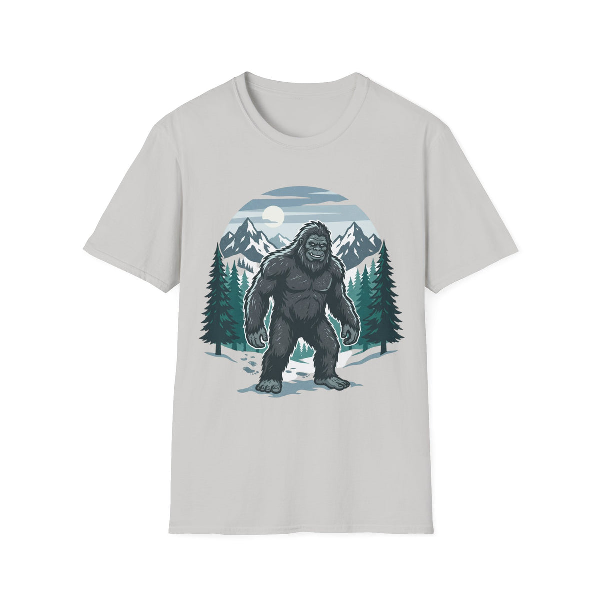 Bigfoot Forest Tee — Sasquatch Mountain Adventure T-Shirt