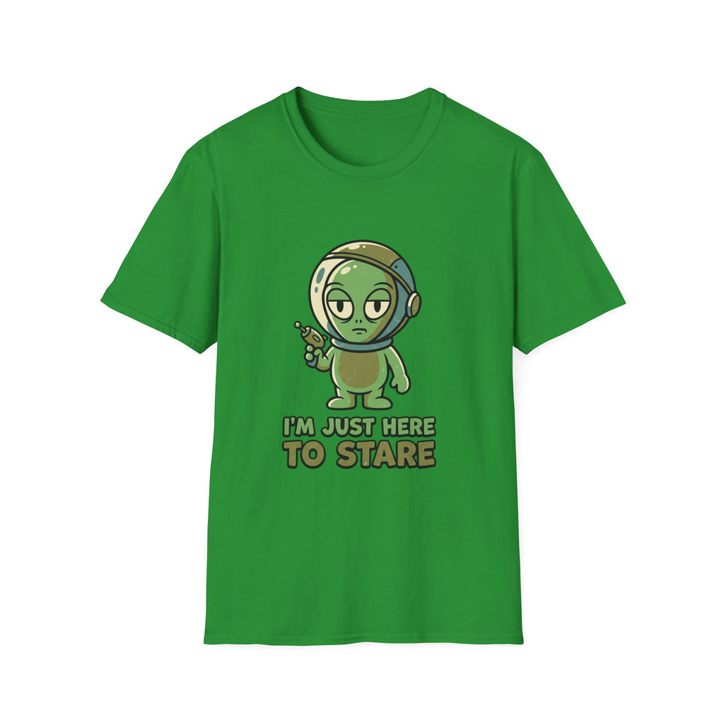 I’m Just Here to Stare Alien T-Shirt