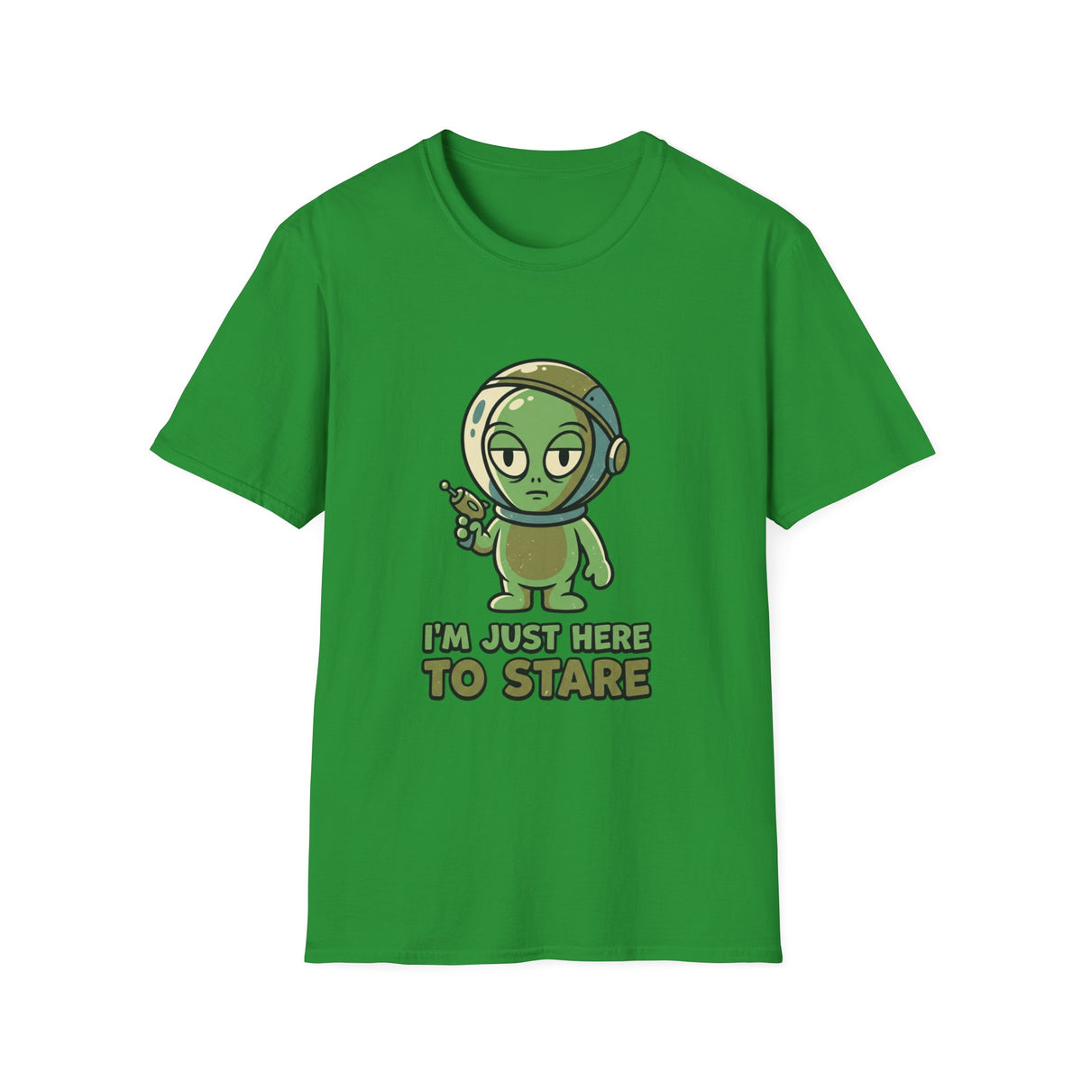 I’m Just Here to Stare Alien T-Shirt