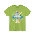 Pastel UFO spaceship T-Shirt | colorful alien saucer illustration