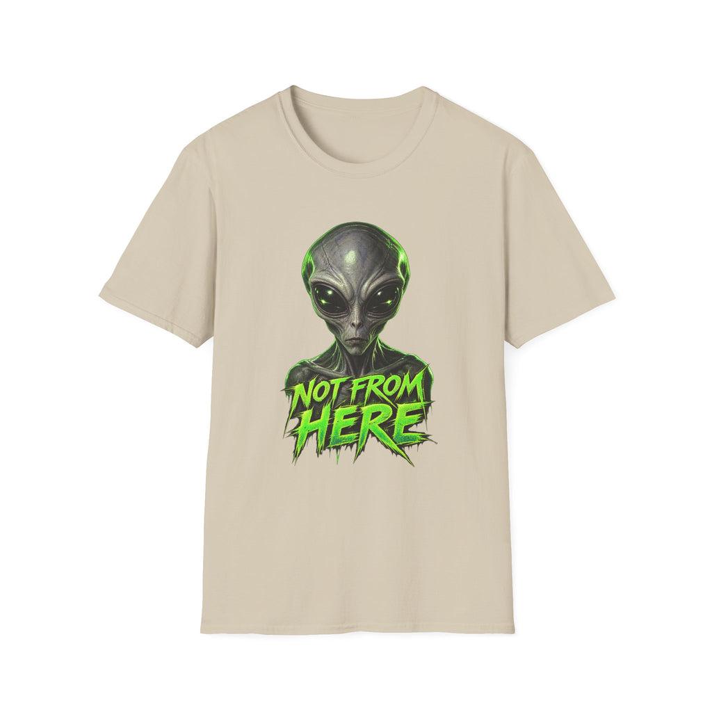 Not From Here Alien Graphic T-Shirt