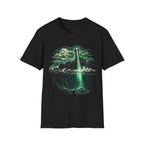 Mystical Lighthouse Ocean Night T-Shirt