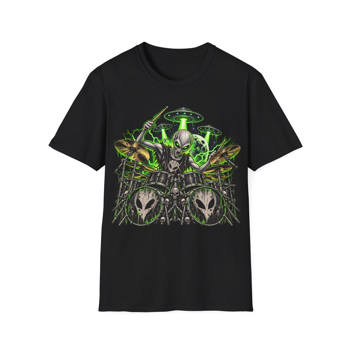 Alien Drummer T-Shirt