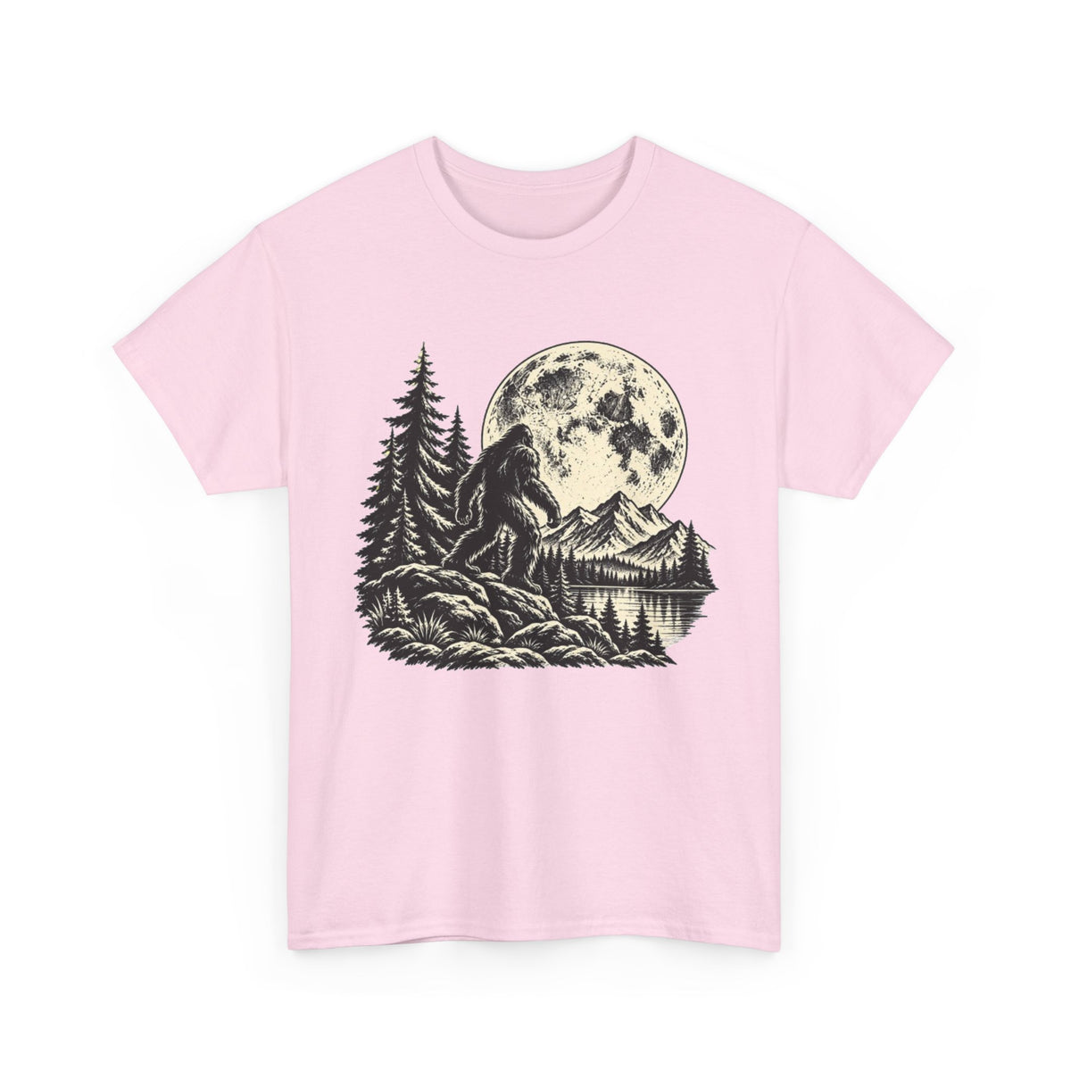 Moonlit Forest Mountain T-Shirt