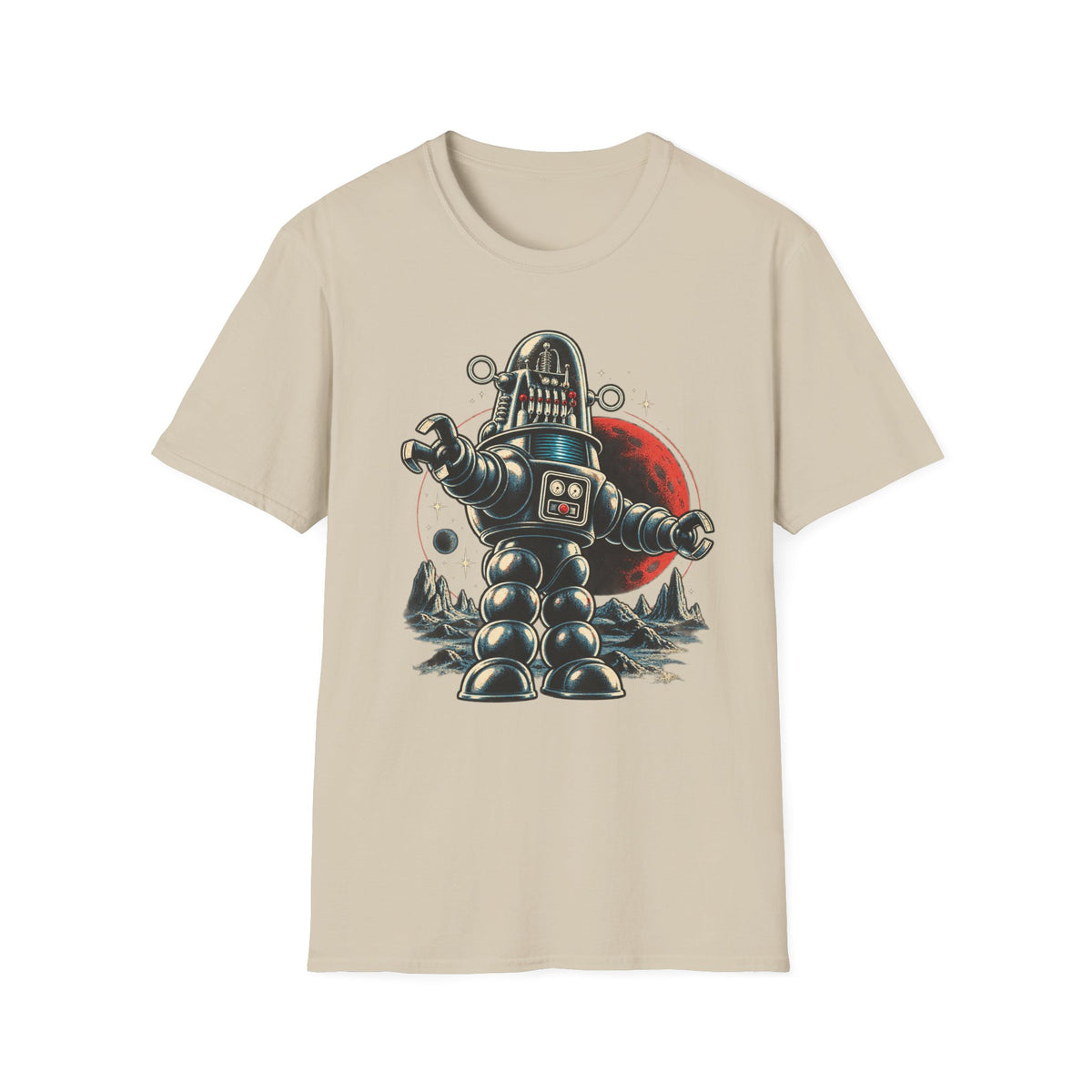 Retro Space Robot T-Shirt