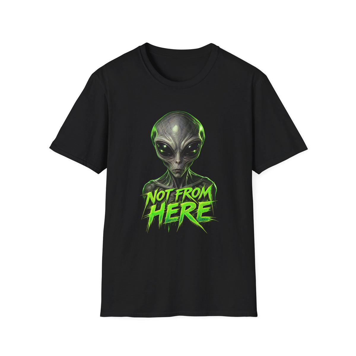 Not From Here Alien Graphic T-Shirt
