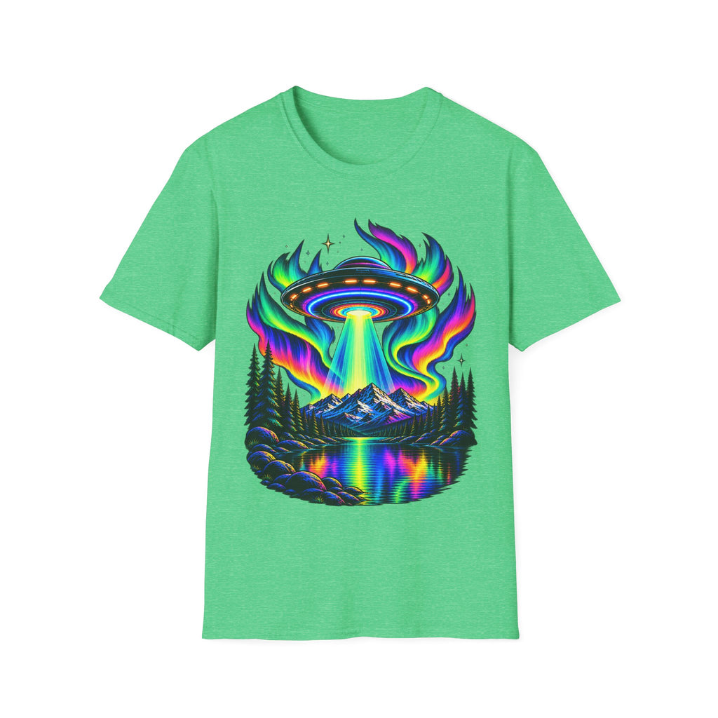 Neon UFO Abduction T-Shirt