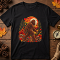 Autumn Bigfoot T-Shirt | Sasquatch Forest Moon Tee