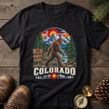 Colorado Bigfoot Mountain Scene T-Shirt