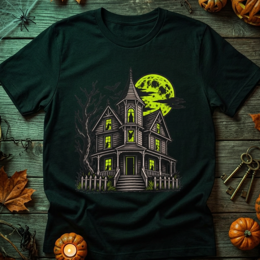 Haunted House Halloween T-Shirt